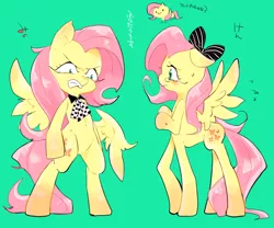 Size: 840x700 | Tagged: safe, artist:29axa, derpibooru import, fluttershy, anthro, centaur, pony, anthro centaur, bipedal, blushing, centaurshy, extra legs, female, floppy ears, multeity, pixiv, ponytaur, solo