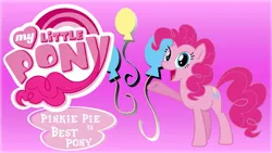 Size: 1191x670 | Tagged: artist:barrfind, best pony, derpibooru import, pinkie pie, safe, solo, wallpaper