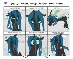 Size: 1600x1300 | Tagged: artist:adequality, artist:jessy, burp, changeling feeding, cute, cutealis, derpibooru import, doing loving things, eyes closed, female, heart, looking at you, meme, oc, oc:anon, open mouth, queen chrysalis, safe