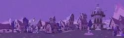 Size: 12605x3915 | Tagged: absurd resolution, artist:boneswolbach, artist:foxy-noxy, background, derpibooru import, night, no pony, ponyville, safe, scenery, svg, .svg available, vector