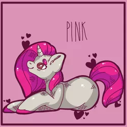 Size: 1024x1024 | Tagged: safe, artist:pegsie, derpibooru import, oc, unofficial characters only, pony, unicorn, pony creator, pink, solo