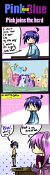 Size: 900x3121 | Tagged: artist:skaiah, brony, comic, derpibooru import, erection, human, suggestive