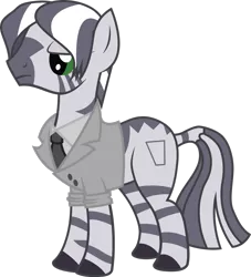 Size: 1600x1763 | Tagged: artist:duskthebatpack, deadly premonition, derpibooru import, michael tillotson, safe, solo, zebra, zebrafied