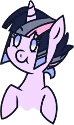 Size: 405x681 | Tagged: artist:mayaliicious, crayon drawing, derpibooru import, oc, oc:starry dream, offspring, parent:flash sentry, parents:flashlight, parent:twilight sparkle, safe, scrunchy face, solo, unofficial characters only