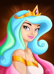 Size: 2400x3300 | Tagged: artist:haylizbeth, derpibooru import, human, humanized, princess celestia, safe, solo