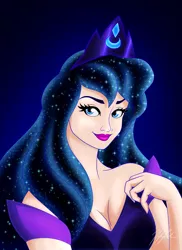 Size: 2400x3300 | Tagged: artist:haylizbeth, derpibooru import, human, humanized, princess luna, safe, solo