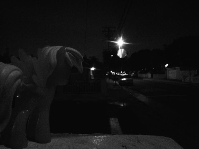 Size: 2560x1920 | Tagged: safe, artist:crucifythewolf, derpibooru import, derpy hooves, pegasus, pony, black and white, dark, female, figurine, grayscale, irl, mare, monochrome, photo, sad