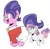 Size: 1000x989 | Tagged: safe, artist:purple-yoshi-draws, derpibooru import, cookie crumbles, sweetie belle, chubby, chubby crumbles, cute, image, png, thicc ass, thicc thighs
