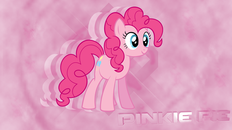 Size: 1920x1080 | Tagged: safe, artist:joshiepup, derpibooru import, pinkie pie, earth pony, pony, female, mare, solo, vector, wallpaper