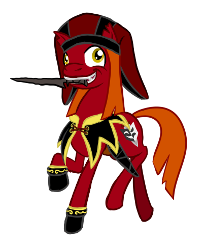 Size: 404x473 | Tagged: artist:xskwidx, cicero, dark brotherhood, derpibooru import, insanity, ponified, safe, skyrim, solo, the elder scrolls