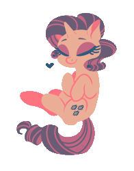 Size: 388x496 | Tagged: safe, artist:anzicorn, derpibooru import, rarity, animated, color palette challenge, eyes closed, heart, limited palette, simple background, solo, transparent background