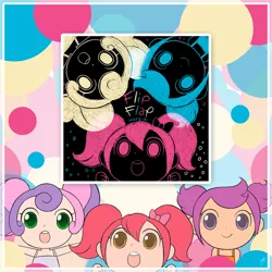 Size: 1000x1000 | Tagged: alternate hairstyle, apple bloom, artist:jdan-s, beatmania iidx, cute, cutie mark crusaders, derpibooru import, human, humanized, jubeat, konami, kors k, pigtails, reflec beat, safe, scootaloo, sweetie belle