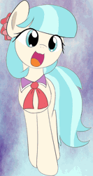Size: 626x1175 | Tagged: safe, artist:arcum42, artist:mcsadat, artist:rammbrony, derpibooru import, coco pommel, earth pony, pony, :3, animated, cocobetes, cute, eye shimmer, female, hnnng, mare, open mouth, smiling, solo, weapons-grade cute