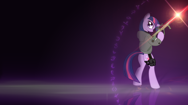 Size: 1920x1080 | Tagged: ammunition, artist:lugiponi, artist:shadawg, aug, clothes, derpibooru import, gun, jacket, lens flare, pouch, reflection, rifle, safe, simple background, soldier, solo, twilight sparkle, vector, wallpaper, weapon