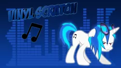 Size: 1920x1080 | Tagged: safe, artist:joshiepup, artist:sdc2012, derpibooru import, edit, vinyl scratch, pony, unicorn, angry, art theft, broken glasses, cutie mark, female, mare, solo, vector, wallpaper, wallpaper edit