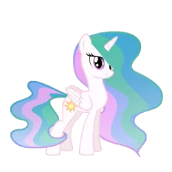 Size: 3000x3000 | Tagged: safe, artist:darthlena, artist:darthzew, derpibooru import, princess celestia, alicorn, pony, female, image, mare, png, simple background, small, solo, transparent background, vector, young celestia, younger