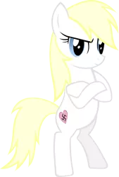 Size: 2758x4068 | Tagged: safe, artist:accu, derpibooru import, oc, oc:aryanne, unofficial characters only, pony, bipedal, crossed hooves, disappointed, eyebrows down, full body, heart, looking at you, nazi, reaction image, show accurate, simple background, solo, swastika, transparent background, vector