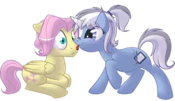 Size: 900x521 | Tagged: safe, artist:tenchi-outsuno, derpibooru import, fluttershy, oc, butterscotch, canon x oc, female, licking, male, rule 63, shipping, straight