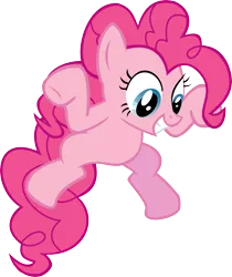 Size: 4529x5403 | Tagged: absurd resolution, artist:decompressor, derpibooru import, pinkie pie, safe, simple background, smiling, solo, transparent background, vector