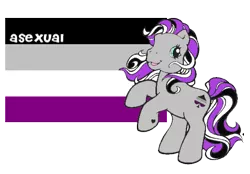 Size: 494x344 | Tagged: artist needed, asexual, asexual pride flag, derpibooru import, flag, g3, lgbt, oc, pride, pride ponies, safe, solo