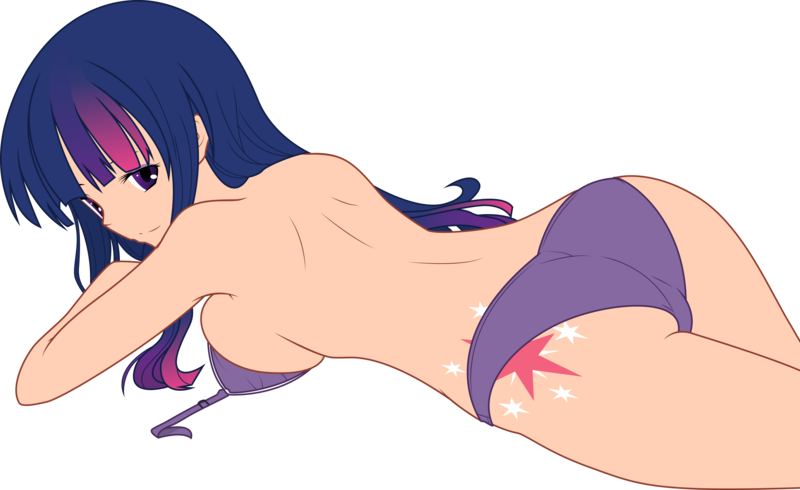 Size: 6918x4239 | Tagged: absurd resolution, artist:owlisun, ass, background removed, bikini, breasts, busty twilight sparkle, clothes, cutie mark, cutie mark on human, derpibooru import, female, human, humanized, looking at you, looking back, sideboob, simple background, solo, solo female, suggestive, swimsuit, transparent background, twibutt, twilight sparkle, vector
