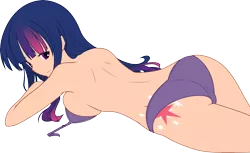 Size: 6918x4239 | Tagged: absurd resolution, artist:owlisun, ass, background removed, bikini, breasts, busty twilight sparkle, clothes, cutie mark, cutie mark on human, derpibooru import, female, human, humanized, looking at you, looking back, sideboob, simple background, solo, solo female, suggestive, swimsuit, transparent background, twibutt, twilight sparkle, vector