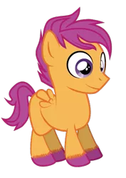 Size: 377x533 | Tagged: derpibooru import, rule 63, safe, scootaloo, scooteroll, simple background, solo, transparent background, unshorn fetlocks