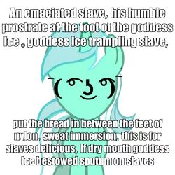 Size: 2200x2200 | Tagged: derpibooru import, engrish, exploitable meme, foot fetish, le lenny face, lyra heartstrings, meme, simple background, slave, solo, source needed, suggestive, sweat, text, transparent background, useless source url, vector, wat