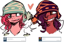 Size: 1280x838 | Tagged: artist:facerenon, ask, beanie, derpibooru import, hat, limited palette, pinkie pie, safe, tumblr