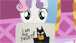 Size: 779x438 | Tagged: batman, coloring with sweetie belle, dc comics, exploitable meme, i am the night, meme, safe, sweetie belle