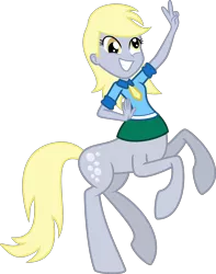 Size: 2130x2697 | Tagged: safe, artist:kaylathehedgehog, derpibooru import, derpy hooves, centaur, taur, equestria girls, centaurified, ponytaur, simple background, solo, svg, transparent background, vector