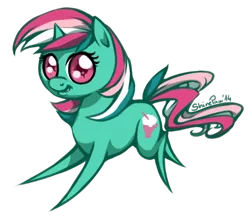 Size: 600x518 | Tagged: safe, artist:shinepawpony, derpibooru import, fizzy, g1, solo