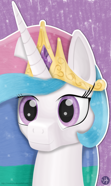 Size: 2280x3800 | Tagged: artist:misterjuly, derpibooru import, portrait, princess celestia, safe, solo