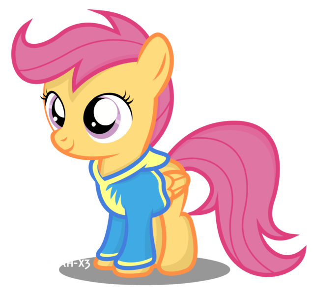 Size: 1209x1139 | Tagged: safe, artist:noah-x3, derpibooru import, scootaloo, clothes, cute, cutealoo, hoodie, simple background, solo, transparent background, vector