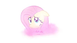 Size: 1920x1080 | Tagged: safe, artist:claritea, artist:officialapocalyptic, derpibooru import, fluttershy, blurry, simple, simple background, solo, vector, wallpaper