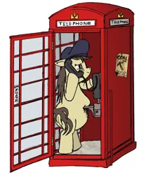 Size: 1929x2356 | Tagged: architecture, artist:pitpone, ask, british, chubby, coal, cutie mark, derpibooru import, english, fat, gravy boat, iconic, oc, oc:pit pone, oc:pitpone, phone box, poster, red, safe, solo, telephone box, too fat, tumblr, unofficial characters only