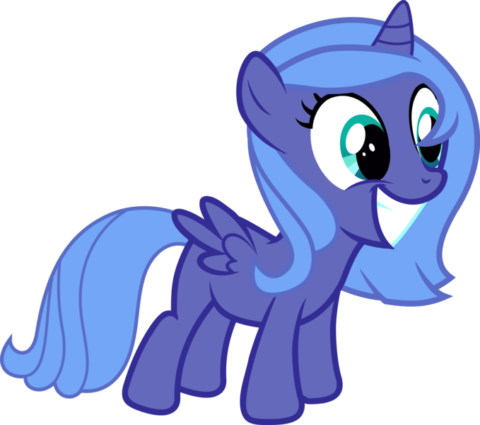 Size: 4382x3870 | Tagged: safe, artist:asdflove, derpibooru import, princess luna, alicorn, pony, absurd resolution, cute, filly, foal, lunabetes, s1 luna, simple background, solo, transparent background, vector, woona