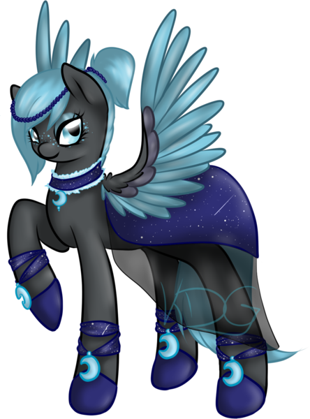 Size: 1024x1383 | Tagged: safe, artist:mondlichtkatze, derpibooru import, oc, oc:blue nightsky, unofficial characters only, solo