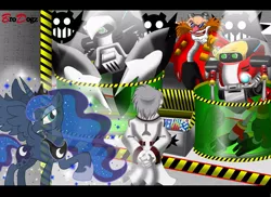 Size: 951x692 | Tagged: artist:brodogz, beta, commission, crossover, derpibooru import, doctor eggman, eggman empire of equestria, fanfic art, gamma, human, oc, princess luna, robot, safe, sonic adventure, sonic the hedgehog (series)