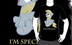 Size: 556x350 | Tagged: artist:ak71, clothes, derpibooru import, derpy hooves, merchandise, redbubble, safe, shirt, solo, text