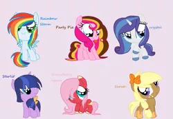 Size: 1195x827 | Tagged: derpibooru import, filly, oc, offspring, parent:applejack, parent:big macintosh, parent:cheese sandwich, parent:fancypants, parent:flash sentry, parent:fluttershy, parent:pinkie pie, parent:rainbow dash, parent:rarity, parents:cheesepie, parents:flashlight, parents:fluttermac, parent:soarin', parents:raripants, parents:soarindash, parents:trenderjack, parent:trenderhoof, parent:twilight sparkle, safe, unofficial characters only