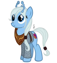 Size: 730x800 | Tagged: andorian, andorian pony, artist:hengebellika, ponified, ponified species, safe, solo, star trek