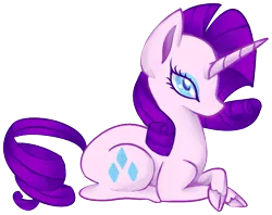 Size: 615x488 | Tagged: artist:paintrolleire, classical unicorn, derpibooru import, leonine tail, rarity, safe, solo