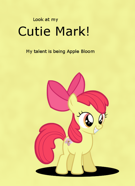 Size: 545x752 | Tagged: apple bloom, artist:lisa400, cutie mark, derpibooru import, safe, solo