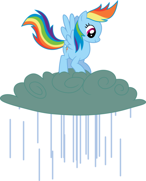 Size: 4000x4979 | Tagged: absurd resolution, artist:ragerer, cloud, derpibooru import, rain, rainbow dash, safe, simple background, solo, .svg available, transparent background, vector