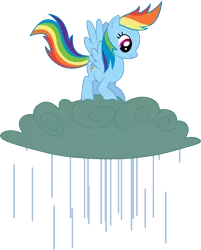 Size: 4000x4979 | Tagged: absurd resolution, artist:ragerer, cloud, derpibooru import, rain, rainbow dash, safe, simple background, solo, .svg available, transparent background, vector