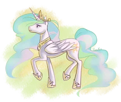 Size: 950x800 | Tagged: safe, artist:moenkin, derpibooru import, princess celestia, pony, female, horseshoes, mare, simple background, solo, transparent background