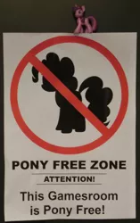 Size: 800x1274 | Tagged: blind bag, bremen, derpibooru import, first world anarchist, fuck the police, germany, irony, mods are asleep, nipponcon, notice, pinkie pie, safe, sign, toy, twilight sparkle