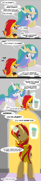 Size: 716x3142 | Tagged: safe, artist:miroslav46, derpibooru import, princess celestia, sunset shimmer, alicorn, pony, unicorn, coffee, sunset shimmer hates you, tumblr