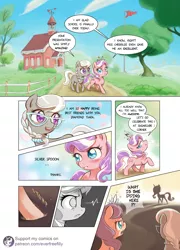 Size: 1536x2136 | Tagged: artist:almaska, comic, comic:everfree filly, derpibooru import, diamond tiara, safe, silver spoon